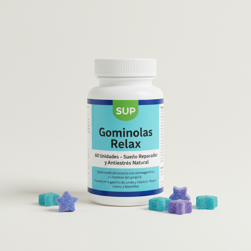 SUP Gominolas Relax 60 Unidades – Sueño Reparador y Antiestrés Natural