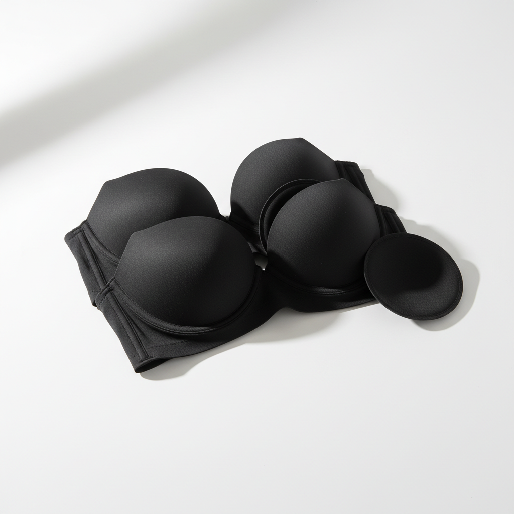 Sujetador negro sin costuras – talla M/L