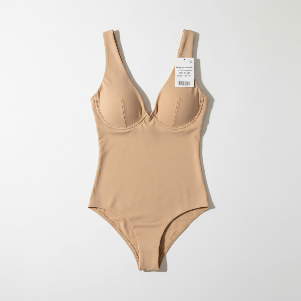 Body moldeador sin costuras color beige – talla M/L
